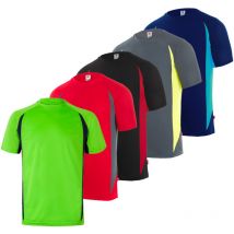 Maglietta tecnica Velilla 105501 - l - Rosso/Grigio
