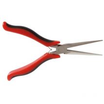 Velleman Miniatur-Spitzzange – Chrom-Vanadium-Stahl – Ergonomische Griffe – 150mm – 77g – Rot