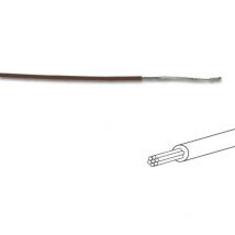 Montagekabel - ø 1.4 mm - 0.2 mm² - mehradrig - braun