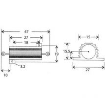 Resistor 25W 180E power resistors RG180E