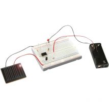Velleman - Whadda Lernpaket, Experimentierkasten, Einsteigerset, kein Löten erforderlich, Steckplatine, Solarenergie