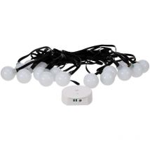 Vellight - Cursa led - 8 m - 16 LEDs rgb - cable negro - 12 v