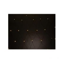 Spika led - 2 x 2 m - 144 led - blanc chaud - câble noir - 36 v