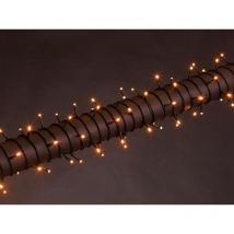 Vellight - luna led - 40 m - 600 bombillas de color naranja pálido (Arizona White) - cable verde - 24 v