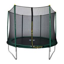 Velocity 10ft Trampoline & Safety Enclosure Green