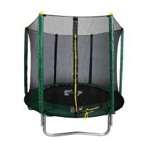 6ft Trampoline with Enclosure Green - Velocity