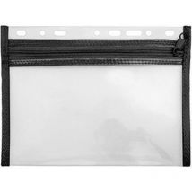 Reißverschlusstasche VELOBAG XXS Eurolochung Polypropylen schwarz