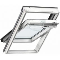 Velux - fenêtre de toit ggl CK02 2057 (55x78cm) bois, avec vitrage 57FR et raccord encastré ardoise EDN 0000