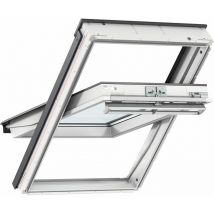 Velux - fenêtre de toit ggu MK06 0076 (78x118cm) pvc Blanc, avec vitrage 76F et raccord tuile EDW 0000