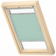 Original store plissé tamisant (fhl), cadre argenté, MK08 Vert Céladon - Velux