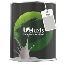 Veluxis Edle Wandfarbe Grau Für Den Innenraum - 1 Liter & Deckkraft-klasse 1, Streifenfrei, Tropfarm & Öko Farbe, Voc-frei - (cool Grey)