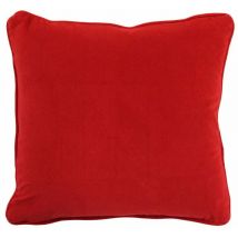 Velvet - Coussin en velours rouge 40x40