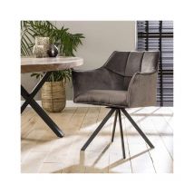 Furnwise - Velvet Dining Chair Bentley Anthracite