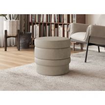 Deco In Paris - velvet - Pouf design en velours taupe velvet