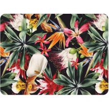 Velvet-tapete Mit Tropischen Blumen 45x75cm - Mercury