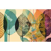 Mercury - velvet water colour leaves 45X75 008209-1