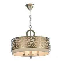 Venera Cylindrical Ceiling Pendant Lamp Brass, 3 Light, E14
