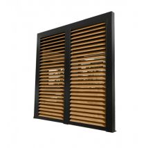 Habrita Foresta - Veneziane Mobili per Lato 3m in Alluminio Simil Legno per Modello Pergola per 3630 e per 2430