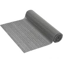 Pvc Fondo Venigrip, Universale Antiscivolo, Tappetino di Protezione cassetto, Antracite, 30 x 150 cm, 54164 - Venilia