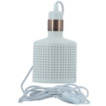 Venso Ecosolutions - vega E27 Lampenschirm Weiß, Lampenschirm Metall, Venso Pflanzenlampe, E27 Pflanzenlampe, Lampenschirm E27, Tageslichtlampe für