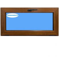 Ventana pvc - proline - 1000x500 Roble Dorado Oscilante Vidrio Transparente