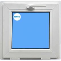 Eco-blu - Ventana pvc 400x400 Blanca Oscilante Vidrio Mate