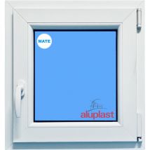 Eco-blu - Ventana pvc 500x600 Blanca Oscilobatiente Derecha Vidrio Mate