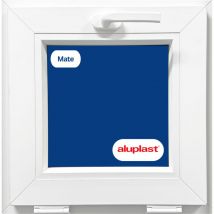 Winwindo - Ventana pvc Reforzado 500x500 Blanca Oscilante Mate