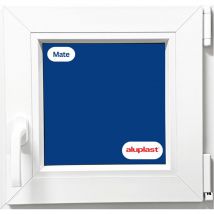 Winwindo - Ventana pvc Reforzado 500x500 Blanca Oscilobatiente Derecha Mate