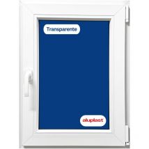 Winwindo - Ventana pvc Reforzado 800x1000 Blanca Oscilobatiente Derecha Transparente