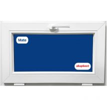 Winwindo - Ventana pvc Reforzado 800x500 Blanca Oscilante Mate