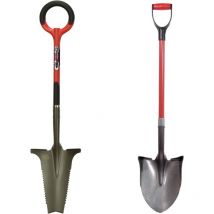 Venteo - rootslayer Pack RootSlayer - Noir - Adulte - RootSlayer + RootSlayer Pelle à rebords - Jardin - Acier de carbone