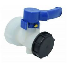 Ventil Für 1000-liter-ibc-tank, 2" / 62 Mm. Integriertes Kunststoff-absperrventil Dn40 (62 Mm), Semaket