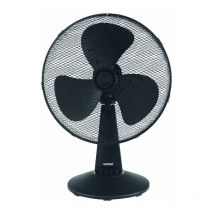 Varma - Ventilateur à poser diamètre 35 cm - 40 w - 3 vitesses - Noir