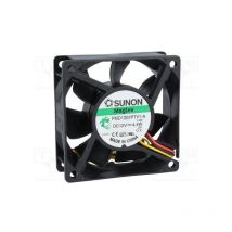 Sunon - Ventilador 12Vdc 70x70x25mm 2 Cables bolas 4,4W