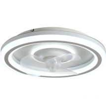 Sulion - Ventilador de techo tipo plafón con luz blanco