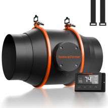 Spider Farmer - 2025 Ventilatore in linea da 6' 402 cfm con kit di controllo ggs