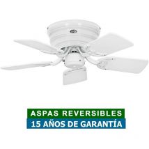 Casafan - Ventilador de techo 5075061 classic flat 75cm blanco o gris / blanco
