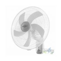 Ventilador de Pared Orbegozo, 5 Aspas, 45 cm, 3 Velocidades, Oscilante, 55W Ventilador de Pared