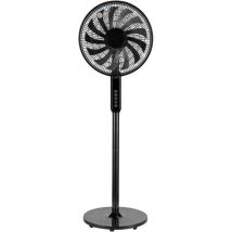 Ventilador de pie sobremesa Torbellino motor ac 60W negro