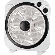 Bastilipo - Ventilador Box Fan 30cm zahara 2420 Blanco 45W