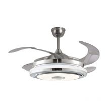 Bel Air - Ventilador plafón de Techo home, Serie solano, Motor dc, Luz Led Integrada 36W rgb, Aspas Desplegables, Mando a Distancia, Control a Través