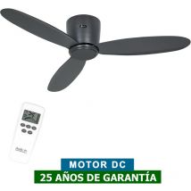 Casafan - Ventilador de techo 311284 eco plano ii 112cm negro
