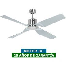 Ventilador de techo Casafan 313273 eco dynamix ii 132cm plata/ cromo cepillado
