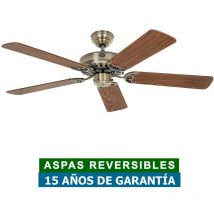 Casafan - Ventilador de techo 513201 classic royal 132cm roble antiguo/ laton antiguo