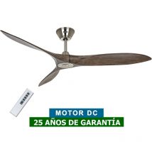 Casafan - Ventilador de techo 315220 eco airscrew 152 madera maciza / cromo satinado