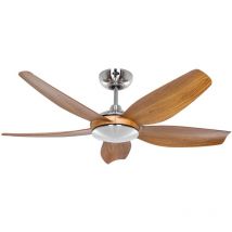 Casafan - Ventilador de techo Eco Volare 511684 116cm roble/ cromo cepillado