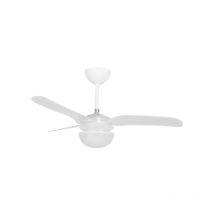 Orbegozo - Ventilador de techo con luz cp 75120, 3 velocidades de ventilación, 3 aspas, mando a distancia, 120 cm de diámetro, 65 w
