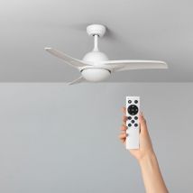 Ventilador de Techo Silencioso Aran Blanco 107cm Motor DC Blanco