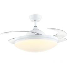 Ibiza - Ventilador de techo led blanco dc